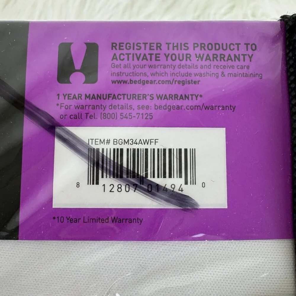 NEW Bedgear Full Size Performance Mattress Protector Cover Flex & Fit
